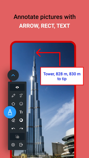 Draw on screen & Capture - عکس برنامه موبایلی اندروید