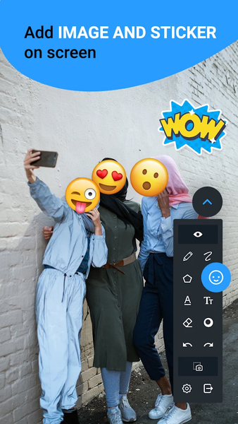 Draw on screen & Capture - عکس برنامه موبایلی اندروید