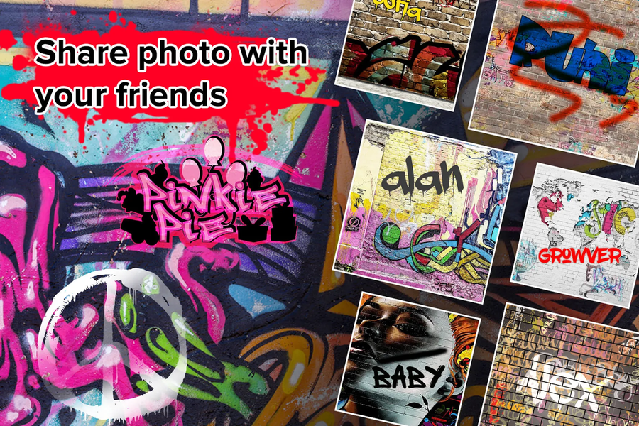 Graffiti Name Logo Maker - عکس برنامه موبایلی اندروید