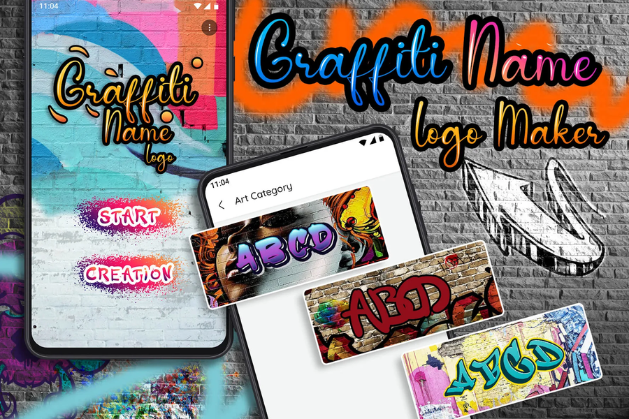 Graffiti Name Logo Maker - عکس برنامه موبایلی اندروید