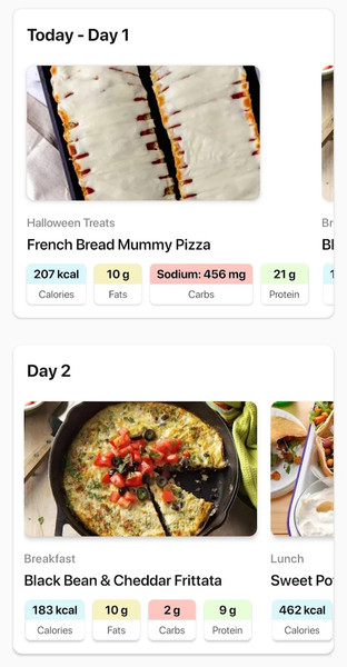 DASH Diet Meal Planner - عکس برنامه موبایلی اندروید