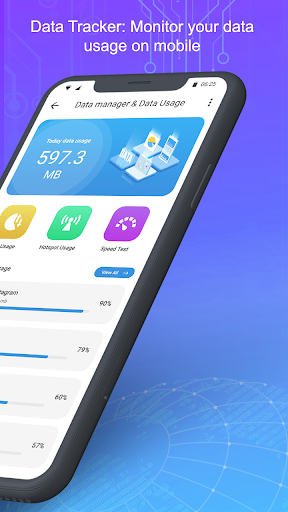 Data Manager & Data Usage - عکس برنامه موبایلی اندروید