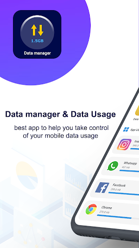 Data Manager & Data Usage - عکس برنامه موبایلی اندروید