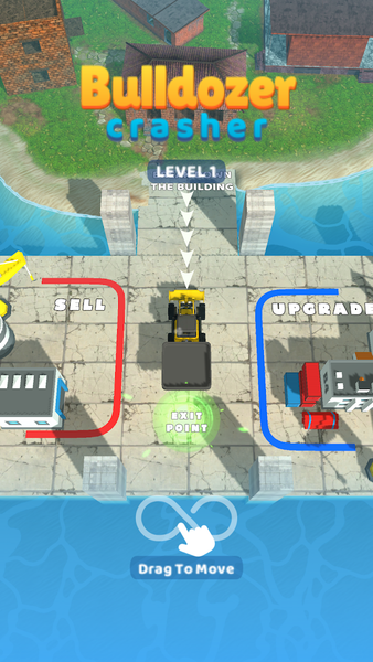 Bulldozer Crasher - Gameplay image of android game