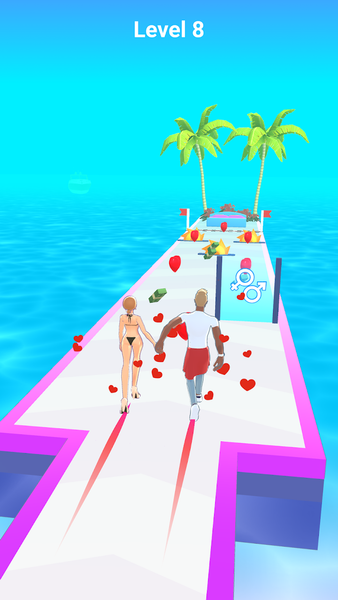 Love Race - Gameplay image of android game