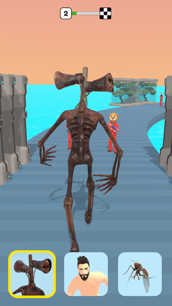 Mutant Run 3D - Lab Race - Gameplay image of android game