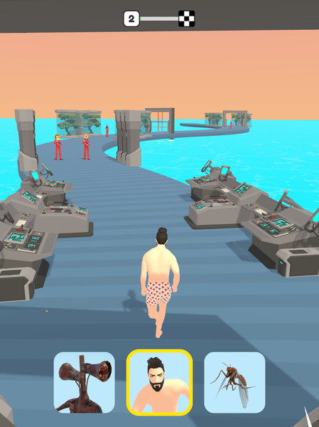 Mutant Run 3D - Lab Race - Gameplay image of android game