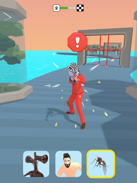 Mutant Run 3D - Lab Race - Gameplay image of android game