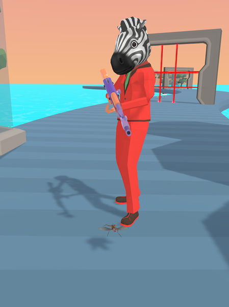 Mutant Run 3D - Lab Race - Gameplay image of android game