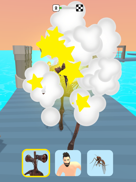 Mutant Run 3D - Lab Race - Gameplay image of android game