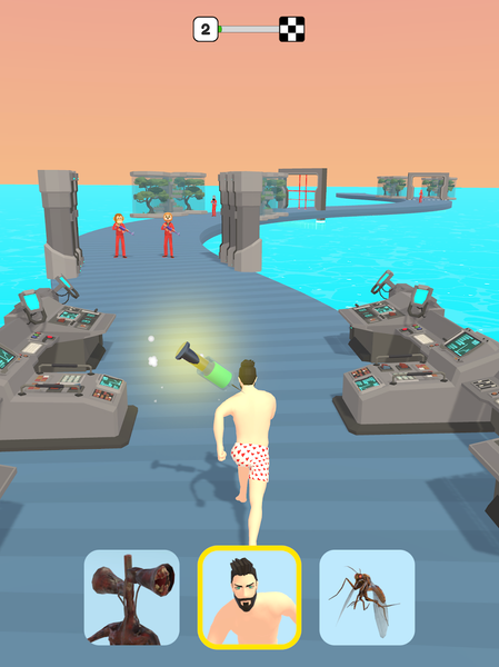 Mutant Run 3D - Lab Race - Gameplay image of android game