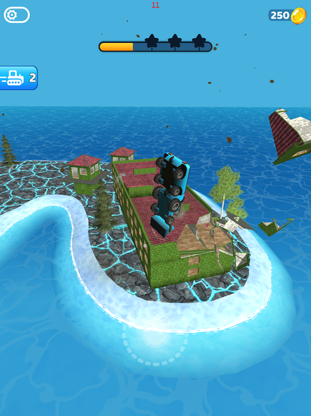 Slingshot Bulldozer - عکس بازی موبایلی اندروید