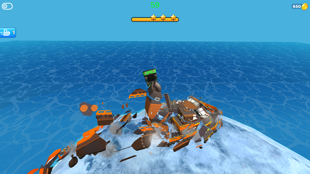 Slingshot Bulldozer - عکس بازی موبایلی اندروید