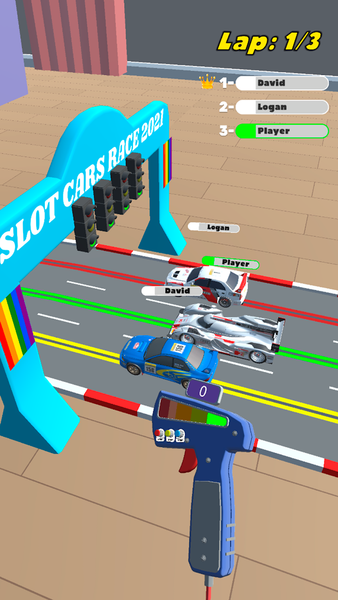 Slot Cars : Crazy race! - عکس بازی موبایلی اندروید