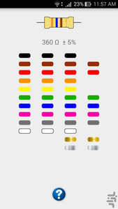 ResistorCC - Image screenshot of android app
