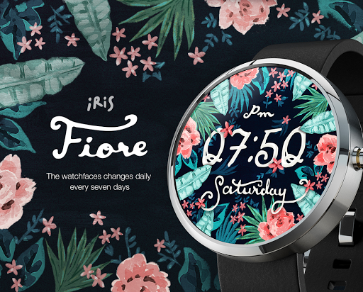 Fiore watchface by Iris - Image screenshot of android app
