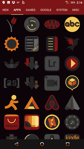 Desaturate Icon Pack - عکس برنامه موبایلی اندروید