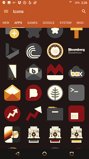Saturate Icon Pack - عکس برنامه موبایلی اندروید