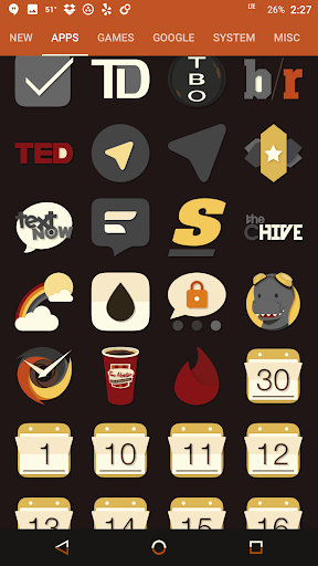 Saturate Icon Pack - عکس برنامه موبایلی اندروید