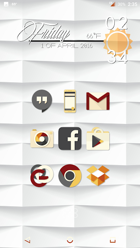 Saturate Icon Pack - عکس برنامه موبایلی اندروید