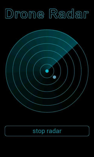 Drone Radar Simulation - Image screenshot of android app