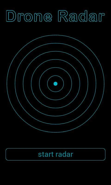 Drone Radar Simulation - Image screenshot of android app