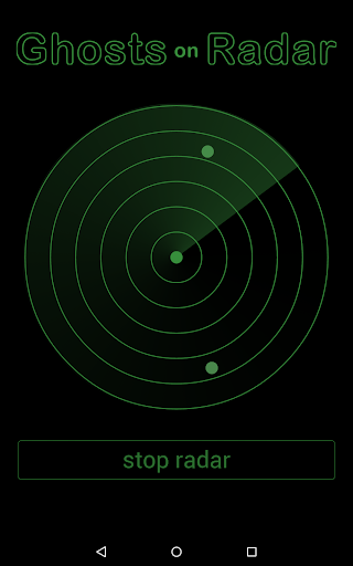 Ghosts on Radar Simulation - Image screenshot of android app