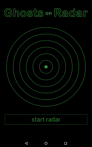 Ghosts on Radar Simulation - Image screenshot of android app