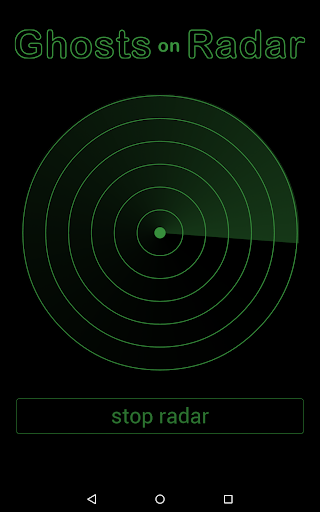 Ghosts on Radar Simulation - Image screenshot of android app