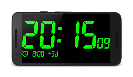 Big Digital Clock - عکس برنامه موبایلی اندروید