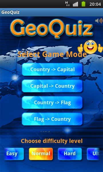 Geo Quiz - Gameplay image of android game