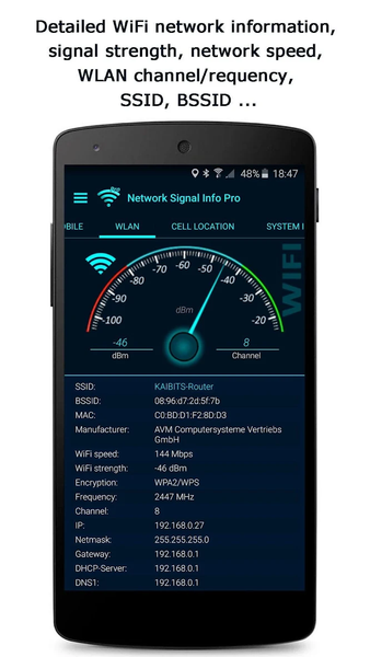 Network Signal Info - Image screenshot of android app