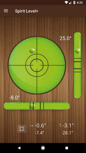 Spirit Level+ - عکس برنامه موبایلی اندروید