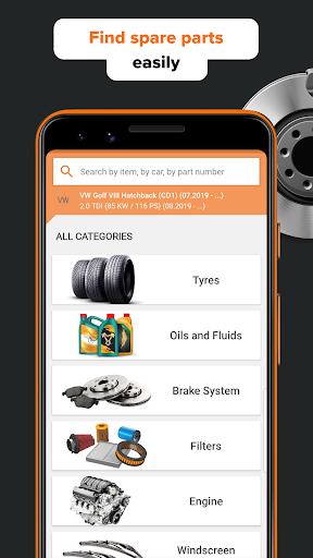 AUTODOC: buy car parts online - عکس برنامه موبایلی اندروید