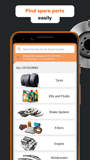 AUTODOC: buy car parts online - Image screenshot of android app