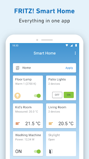 FRITZ!App Smart Home - عکس برنامه موبایلی اندروید