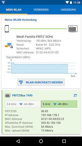FRITZ!App WLAN Basic - عکس برنامه موبایلی اندروید