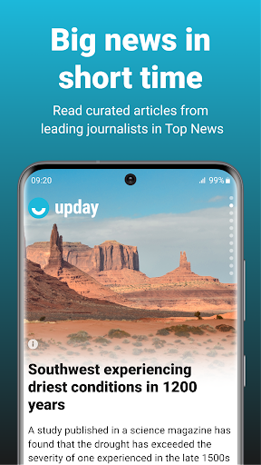 upday - Big news in short time - عکس برنامه موبایلی اندروید