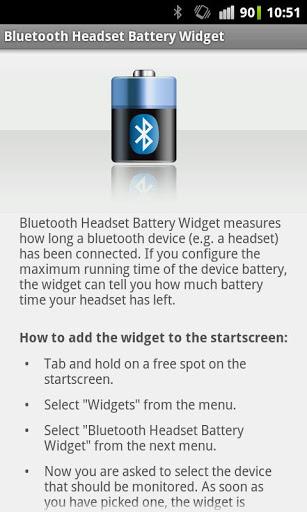 Bluetooth Headset Battery - عکس برنامه موبایلی اندروید