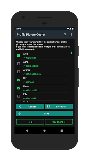 Profile Picture Copier - عکس برنامه موبایلی اندروید