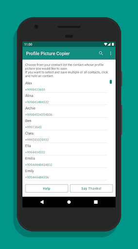 Profile Picture Copier - Image screenshot of android app