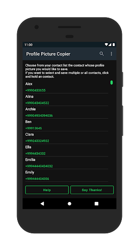 Profile Picture Copier - عکس برنامه موبایلی اندروید
