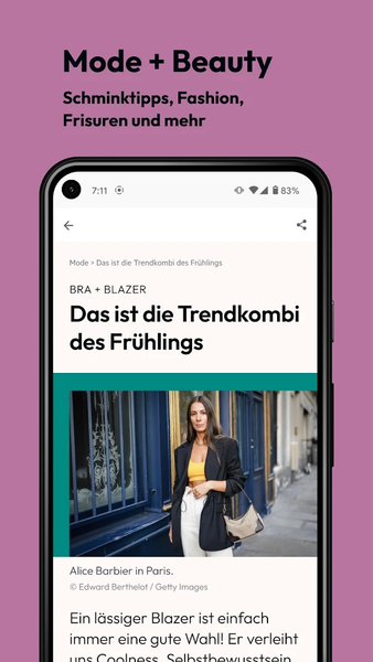 BRIGITTE – Mode, Liebe, Beauty - Image screenshot of android app