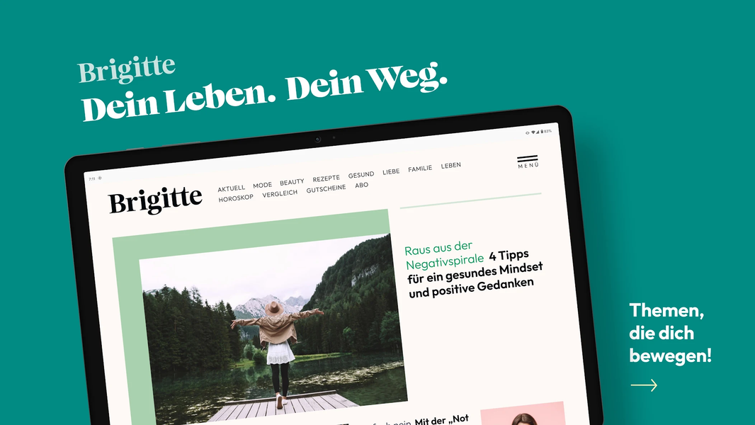 BRIGITTE – Mode, Liebe, Beauty - Image screenshot of android app