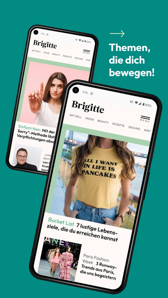 BRIGITTE – Mode, Liebe, Beauty - Image screenshot of android app