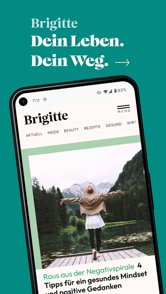 BRIGITTE – Mode, Liebe, Beauty - Image screenshot of android app