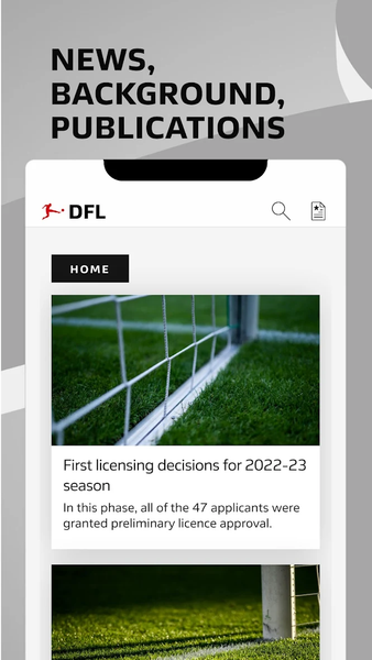 DFL App - Image screenshot of android app