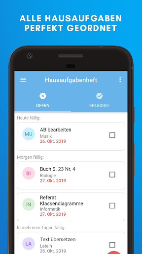 Schulplaner: Sharezone - Image screenshot of android app