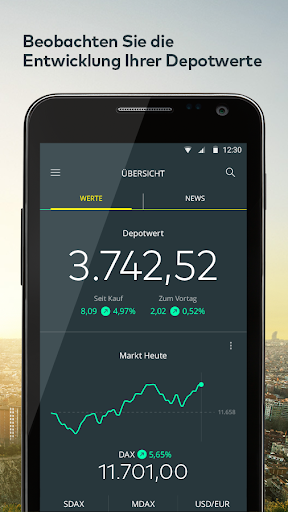 comdirect trading App - عکس برنامه موبایلی اندروید