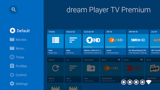 dream Player for Android TV - Image screenshot of android app